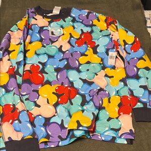 Disney Colorful Mickey Mouse Long Sleeve Tee